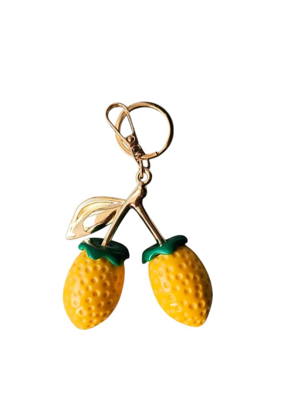 Κρίκος μπρελοκ με λεμόνι